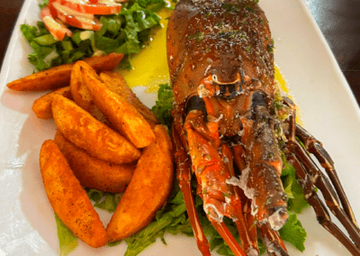Plato de langosta
